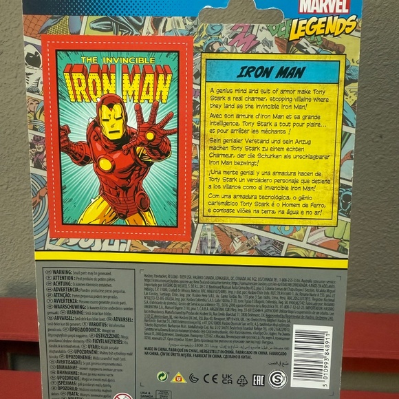 Kenner Marvel Legends Iron Man, Wolverine & Carol Danvers Retro Figures NEW - Picture 3 of 13